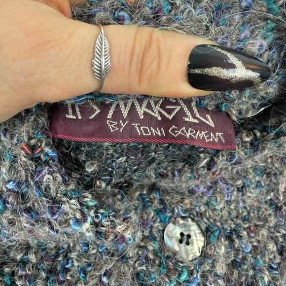 90's IT'S MAGIC by TONI GARMENT mohair single button cardigan - Picture 8 of 17